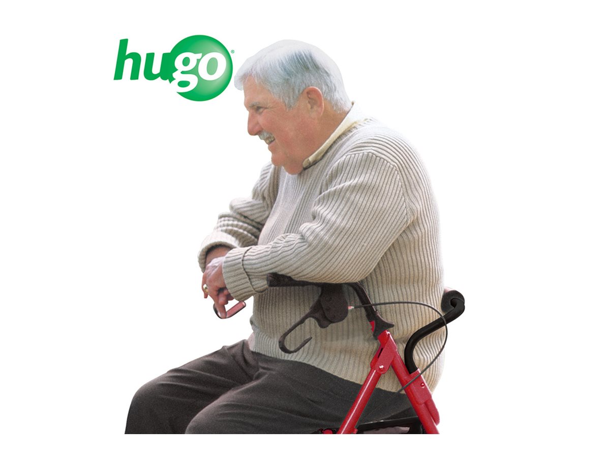 Hugo Elite Rollator - Red - 700-961