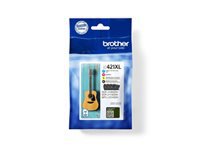 Brother Cartouche jet d'encre d'origine LC421XLVAL