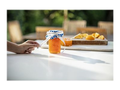 Schriftbandkassette Brother 12mmx4m weiß/gold n. klebend