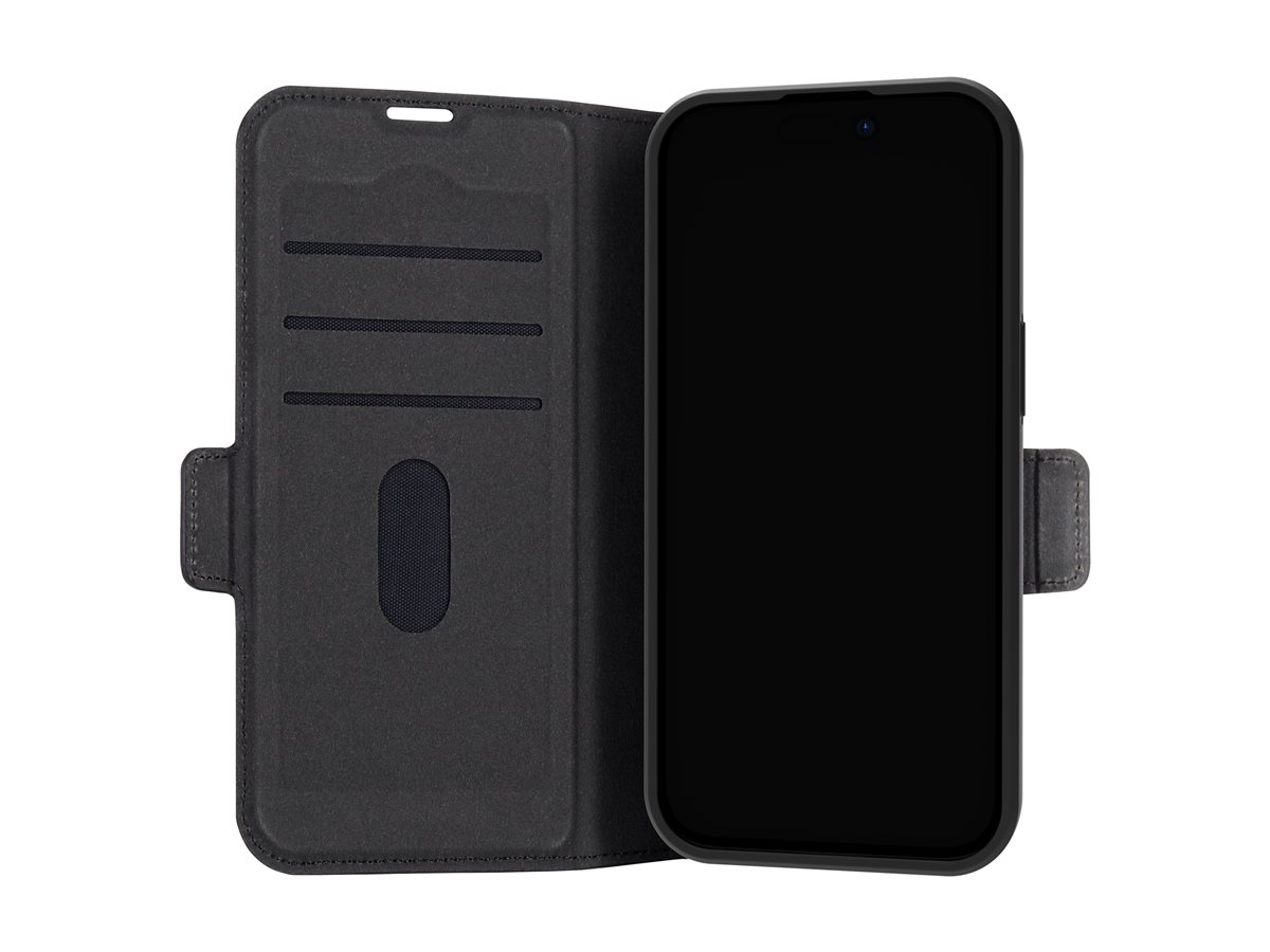 dbramante1928 Sustainable Bergen Folio Case Pro iPhone 15 BLACK - Enterprise Bulk Packaging – foto 2
