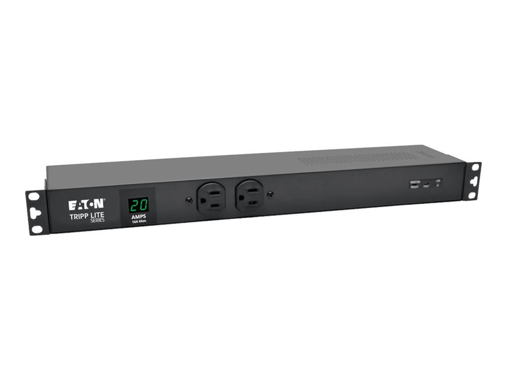 Tripp Lite PDU Metered Isobar Surge 120V 20A 12 5-20R; 2 5-15R L5-20P 1URM
