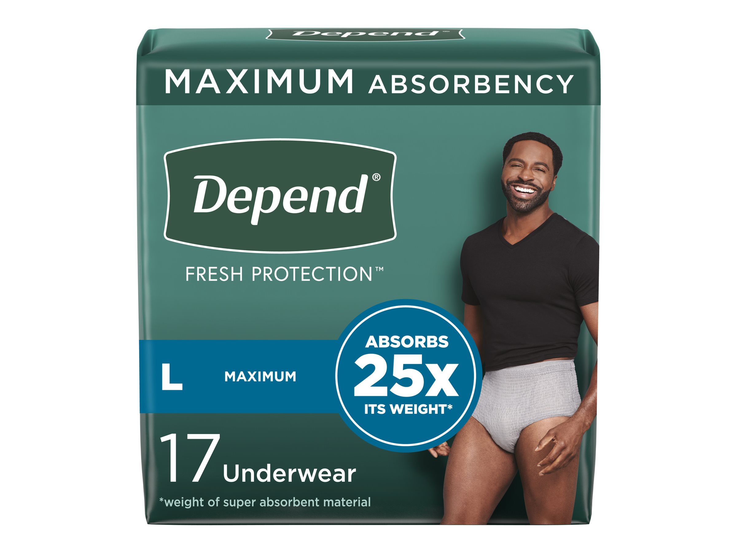 Depend Underwear, Maximum, L - Brookshire's