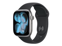Apple Watch Series 11 (GPS + Cellular) 42 mm Sort Grå SmartWatch