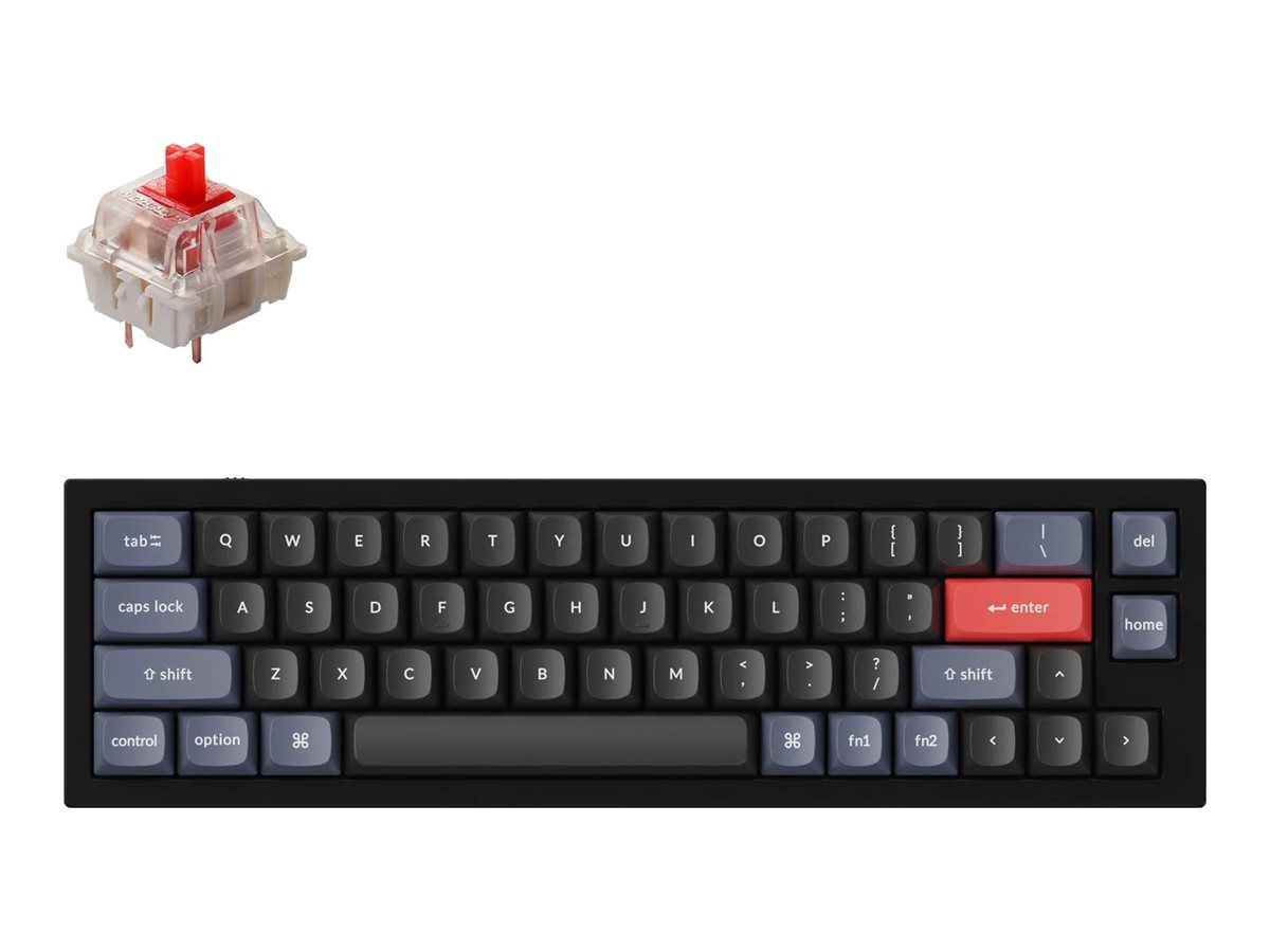 Keychron Q9 keyboard QMK custom mechanical fully assembled carbon black b Input Product shot Front 79800