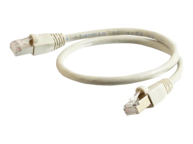 C2G Cat6a Booted Shielded (STP) Network Patch Cable - patch kabel - 5 m - šedá – foto 2