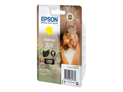 EPSON Singlepack Yellow 378 Eichhörnchen - C13T37844010