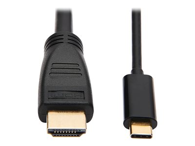 Tripp Lite USB C to HDMI Adapter Cable USB 3.1 4K@60Hz M/M USB-C Black 10ft