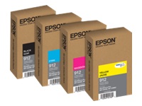 Epson DURABrite Pro T912 - Cyan - original - ink cartridge - for WorkForce Pro WF-C8190, WF-C8190D3TWC, WF-C8190DTW, WF-C8190DTWC, WF-C8190DW, WF-C8690