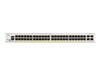 Cisco Catalyst 1200-48P-4X - switch - 48 ports - smart - rack-mountable