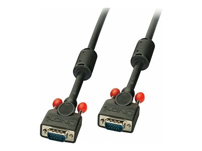 LINDY VGA Kabel M/M, schwarz 10m - 36377