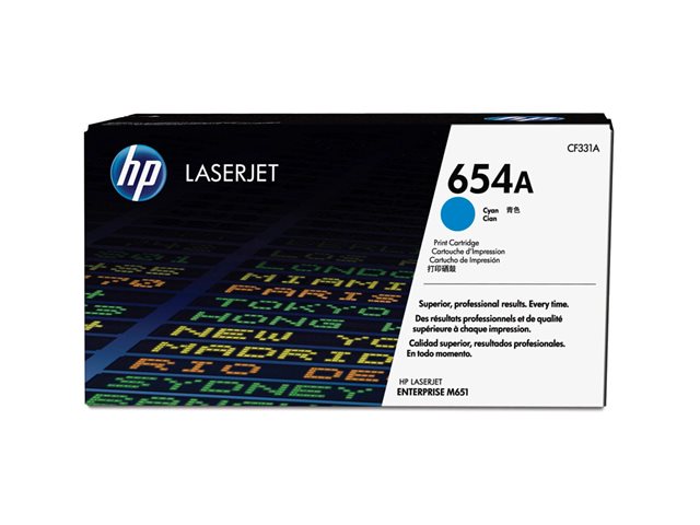 HP 654A Cyan Toner