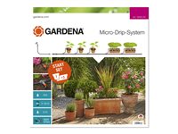 Gardena Micro-Drip-System Starter Set Flower Pots M Mikro-drypsystemsæt