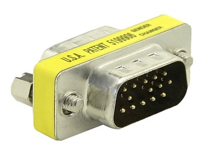 DELOCK VGA Adapter D-Sub15 -> D-Sub15 St/St