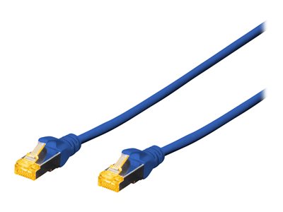 DIGITUS CAT 6A S/FTP Patchkabel, 0,25m, blau - DK-1644-A-0025/B