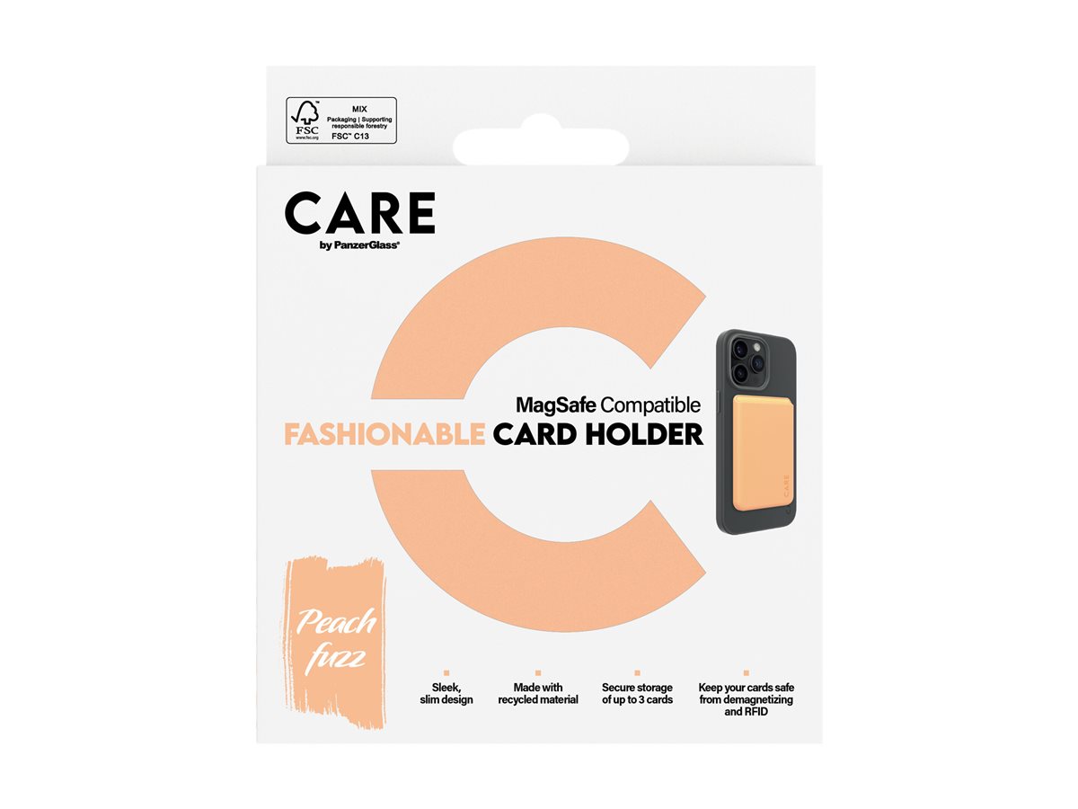 PanzerGlass CARE Apple MagSafe RFID CardHolder broskvové pouzdro na platební karty – foto 4