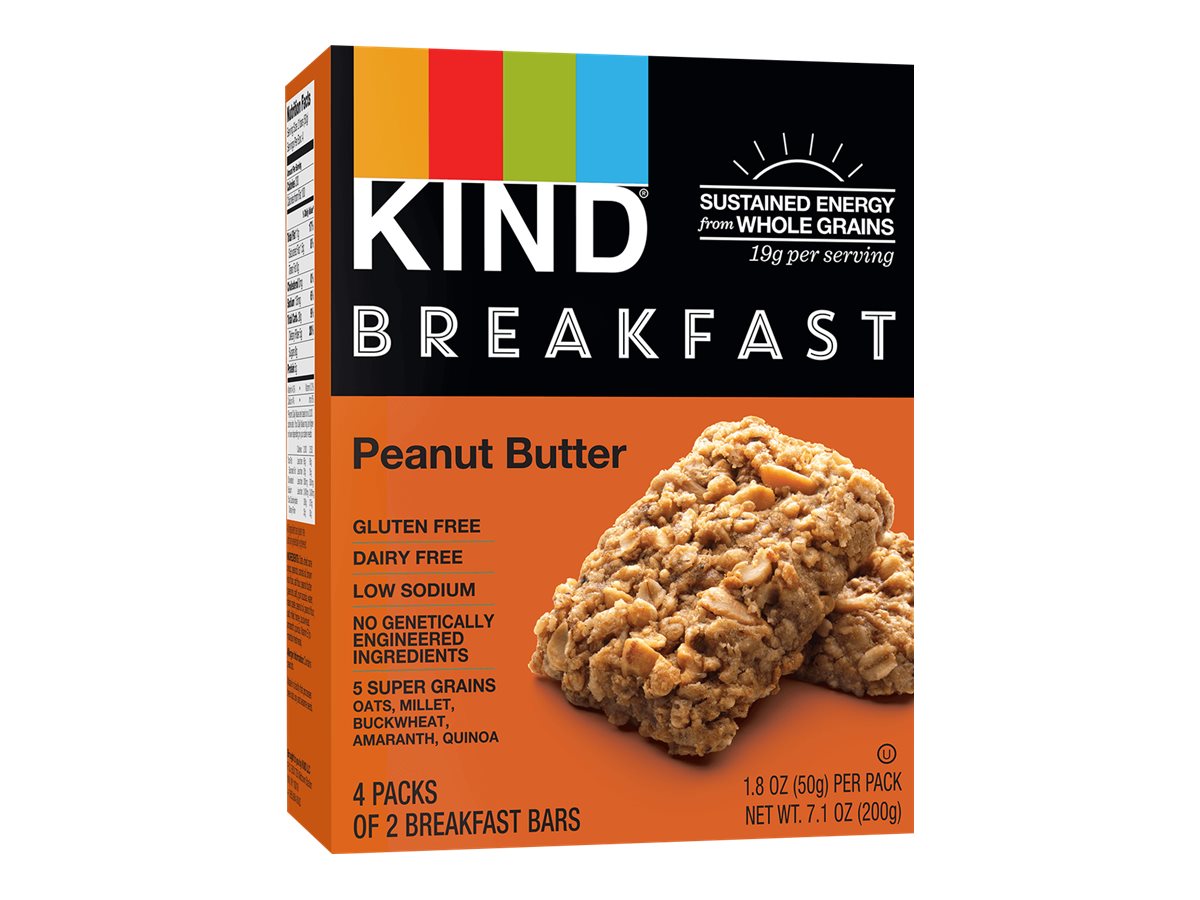 KIND BREAKFAST PEANUT BUTTER 4PK/200G