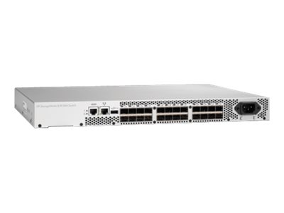 HPE 8/8 (8) Full Fabric Ports Enabled SAN Switch Switch managed 8 x 8Gb Fibre Channel SFP+ 