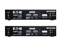 Eaton Tripp Lite Series KVM Extender with VGA and USB Connections, Up to 330 ft. - Extender Kit - KVM extender