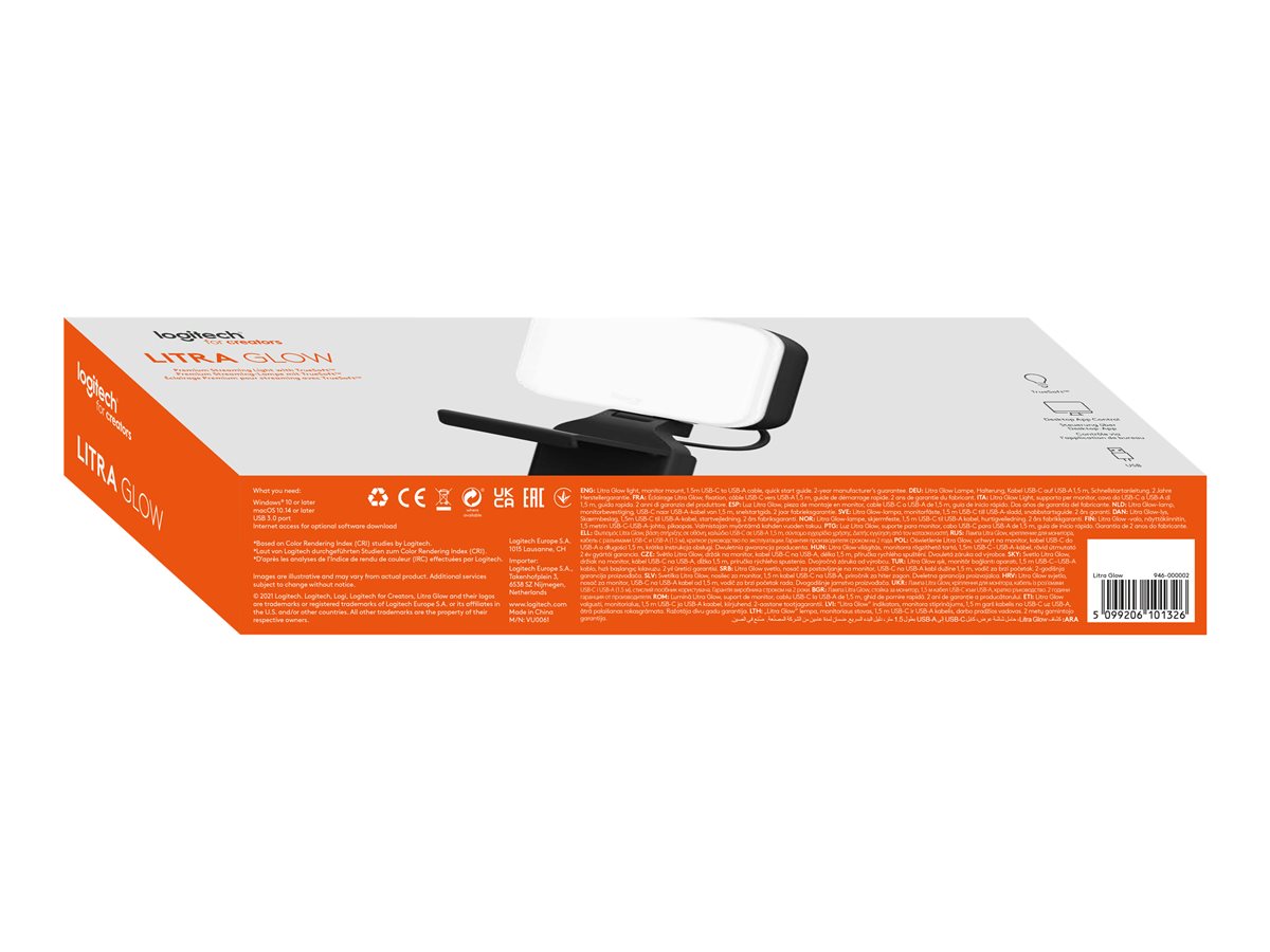Logitech Litra Glow Premium Streaming Light with TrueSoft lamp head – foto 14