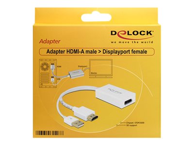 DELOCK Adapterkabel HDMI-A St > Displayp