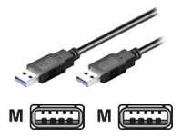 M-CAB USB 3.0 USB-kabel 1.8m Sort