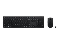 Lenovo Professional - keyboard and mouse set - AZERTY - French - grey Input Device