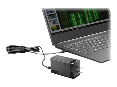 Product  Lenovo 65W USB-C Travel Adapter - power adapter - 65 Watt
