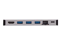 Eaton Tripp Lite Series USB C Docking Station USB Hub 4k w/ HDMI, Gbe Gigabit Ethernet, SD Card Reader, PD Charging - docking station - USB-C 3.1 / Thunderbolt 3 - HDMI - 1GbE