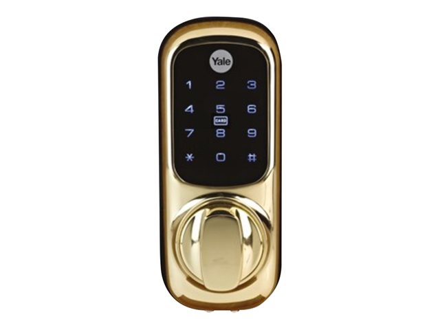 Image of Yale Keyless Connected - door lock - polished brass
