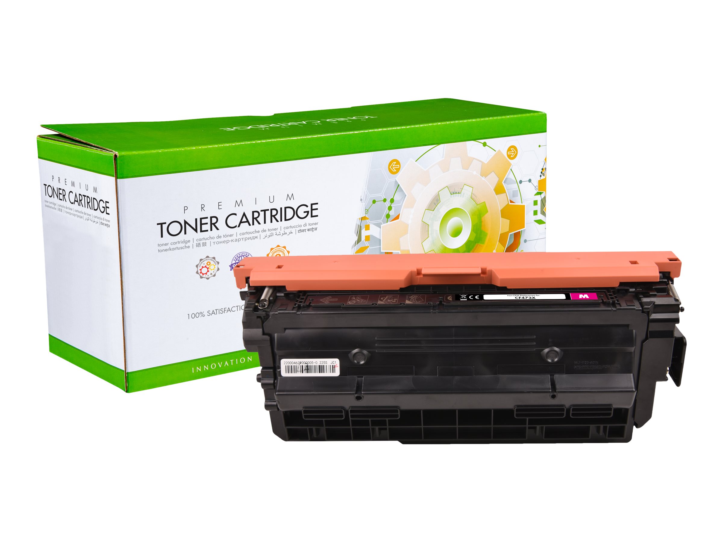STATIC Toner cartridge compatible with HP CF473X magenta High Capacity compatible 23.000 pages