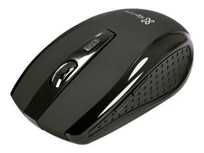 Klip Xtreme Klever KMW-340 - Ratón - óptico - 6 botones - inalámbrico - 2.4 GHz - receptor inalámbrico USB - negro