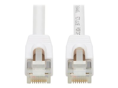 Eaton Tripp Lite Series Safe-IT Cat6a 10G Snagless Antibacterial S/FTP Ethernet Cable (RJ45 M/M), PoE, White, 5 ft. (1.52 m)