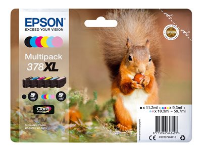 EPSON Multipack 6-farbig 378XL Squirrel