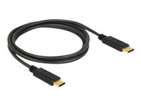 DeLOCK USB 2.0 USB Type-C kabel 1m Sort
