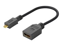 MicroConnect Sort HDMI adapter
