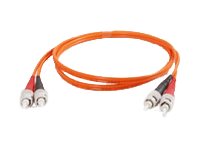 Quiktron Value Series Patch cable ST multi-mode (M) to ST multi-mode (M) 1 m fiber optic 