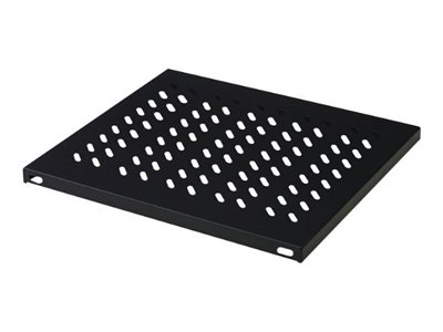 DIGITUS Fachboden 1HE 44x486x770mm bis 50kg schwarz Fachboden für 19