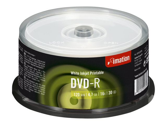 Imation Printable Dvd R X 30 47 Gb Storage Media