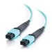 C2G 5m MTP 10Gb 50/125 OM3 Multimode Fiber Optic Cable (Plenum-Rated)