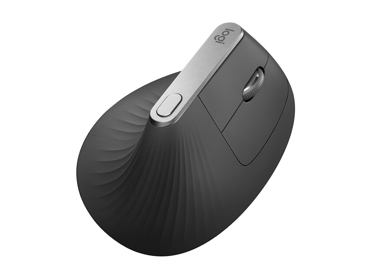 Logitech MX Vertical vertical mouse USB Bluetooth 2.4 GHz Product shot Back 78850