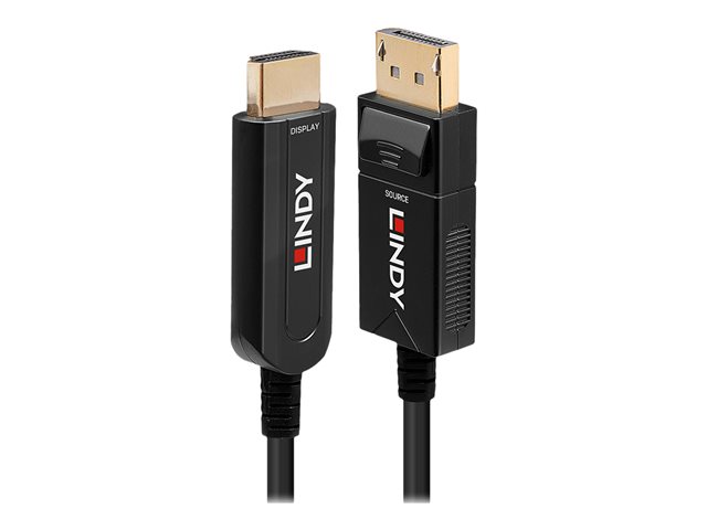 LINDY DP 1.2 to HDMI 18G AOC Cable 50m