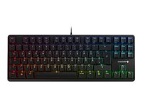 CHERRY G80-3000N RGB TKL Tastatur Mekanisk RGB/16 millioner farver Kabling Tysk