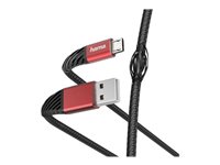 Hama Prime Line USB 2.0 USB-kabel 1.5m Sort Rød
