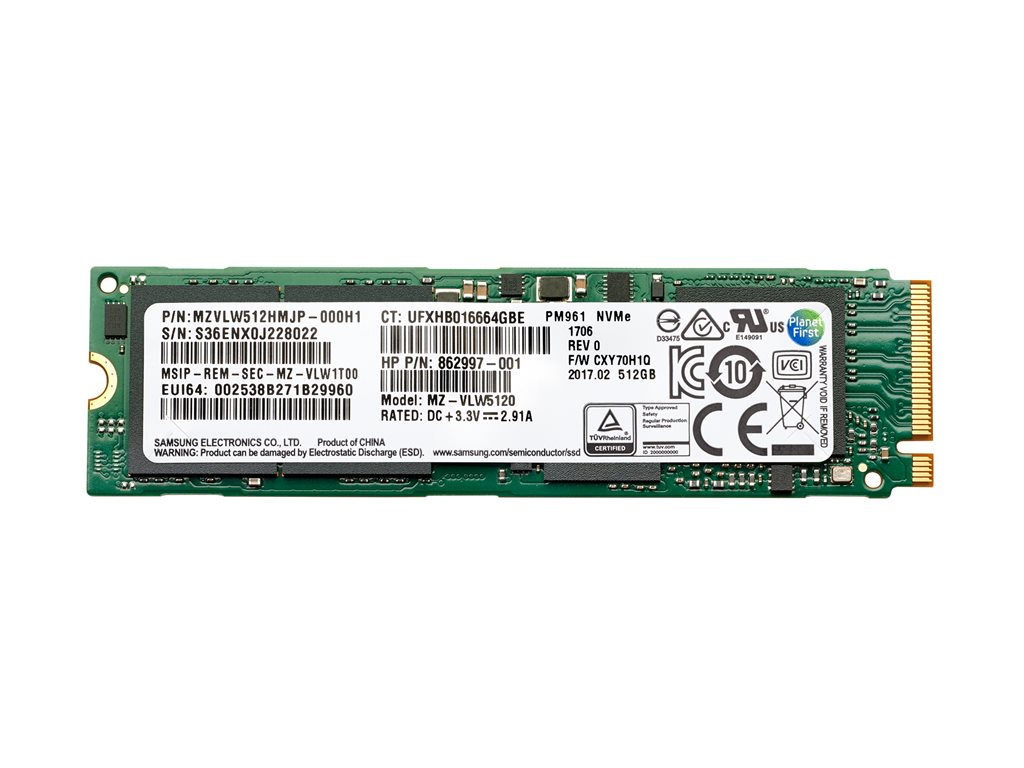HP SSD 512Go PCIe NVME TLC