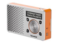 TechniSat DigitRadio 1 DAB bærbar radio Orange Sølv