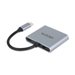 Station d\'accueil portable multi-crans USB-C 100W - 2 HDMI 4K - 1 USB A - 1 USB C