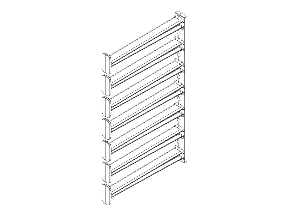 Great Lakes CM-77 - Rack cable management finger kit