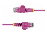 Startech patch cable - 25 cm - pink