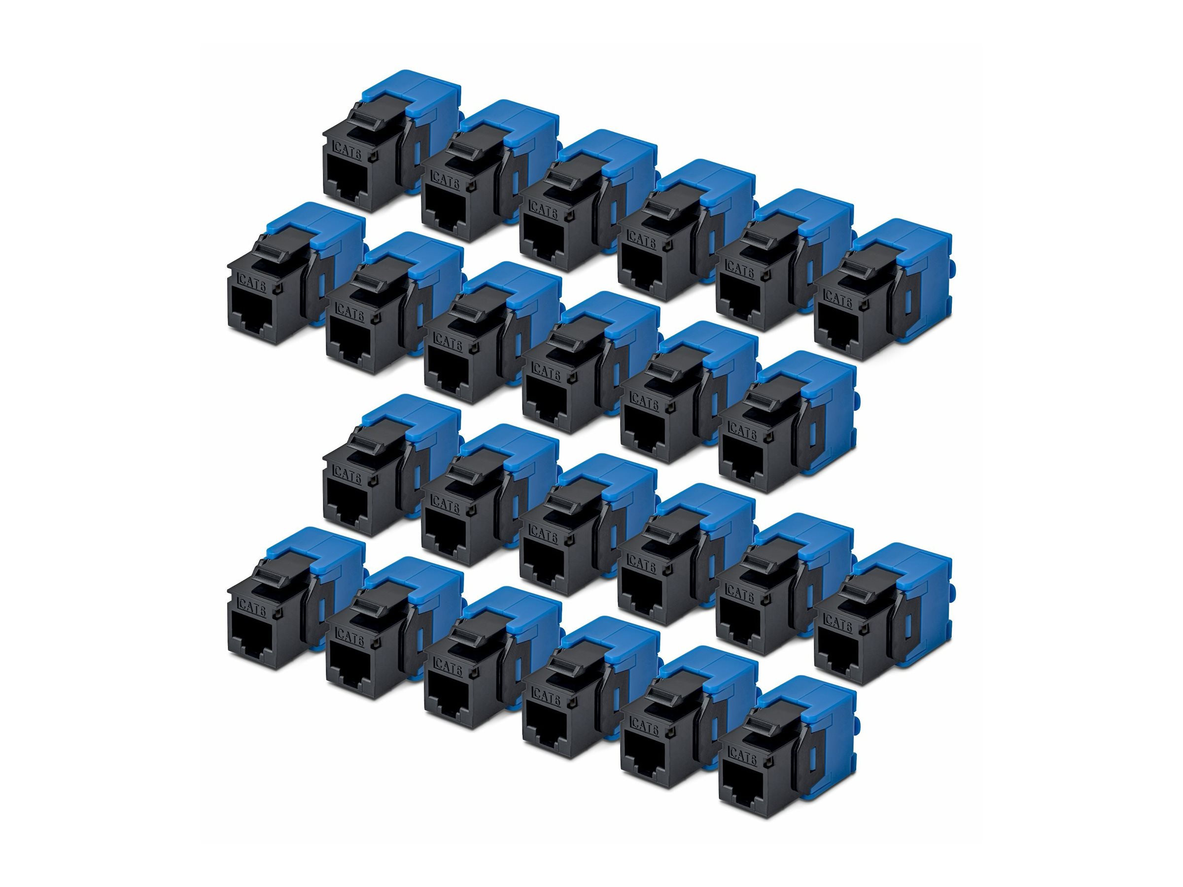 Startech keystone jack 180° tool-free TAA Product shot Right-angle 80000