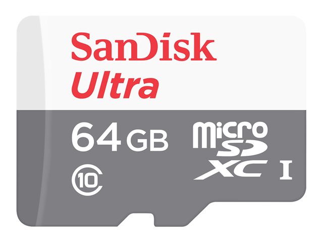 SANDISK Ultra 64GB microSDXC 100MB/s SDSQUNR-064G-GN3MN